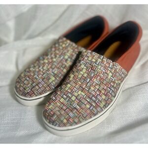 Bernie Mev New York Multicolor Women's Slip On Woven Shoes Size 39 Or Size 8.5